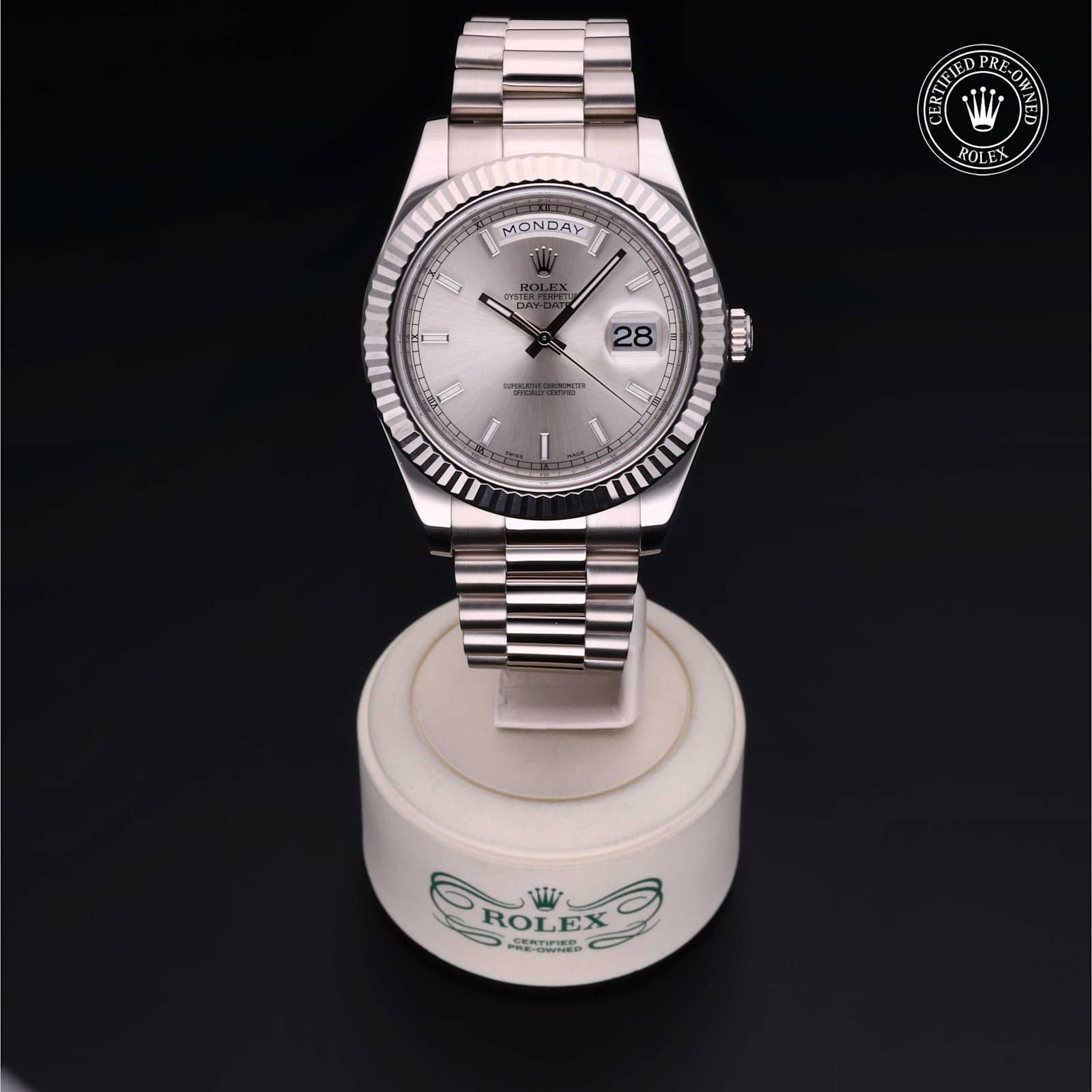 Rolex Day-Date in White Gold, 218239 - Bucherer