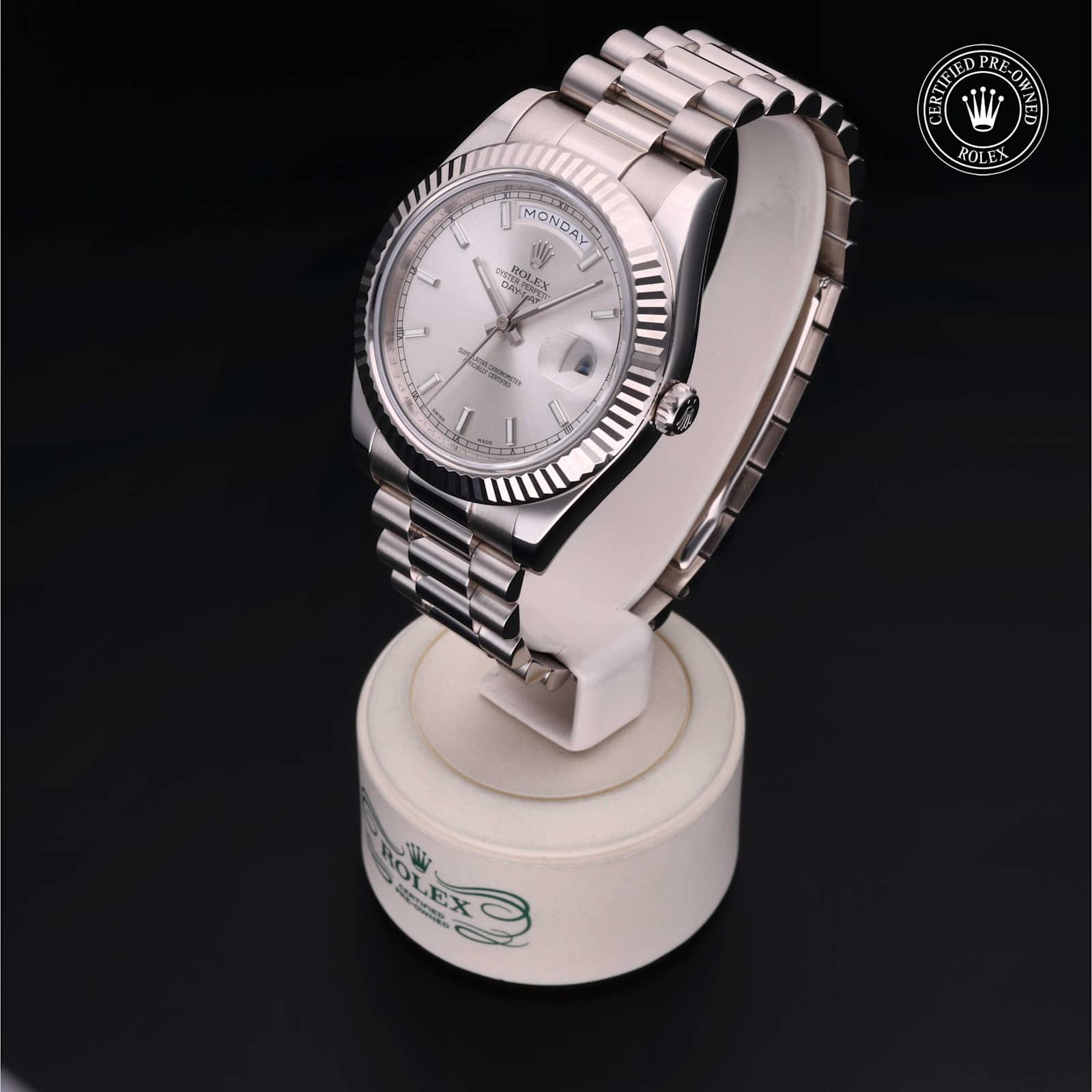 Rolex Day-Date in White Gold, 218239 - Bucherer