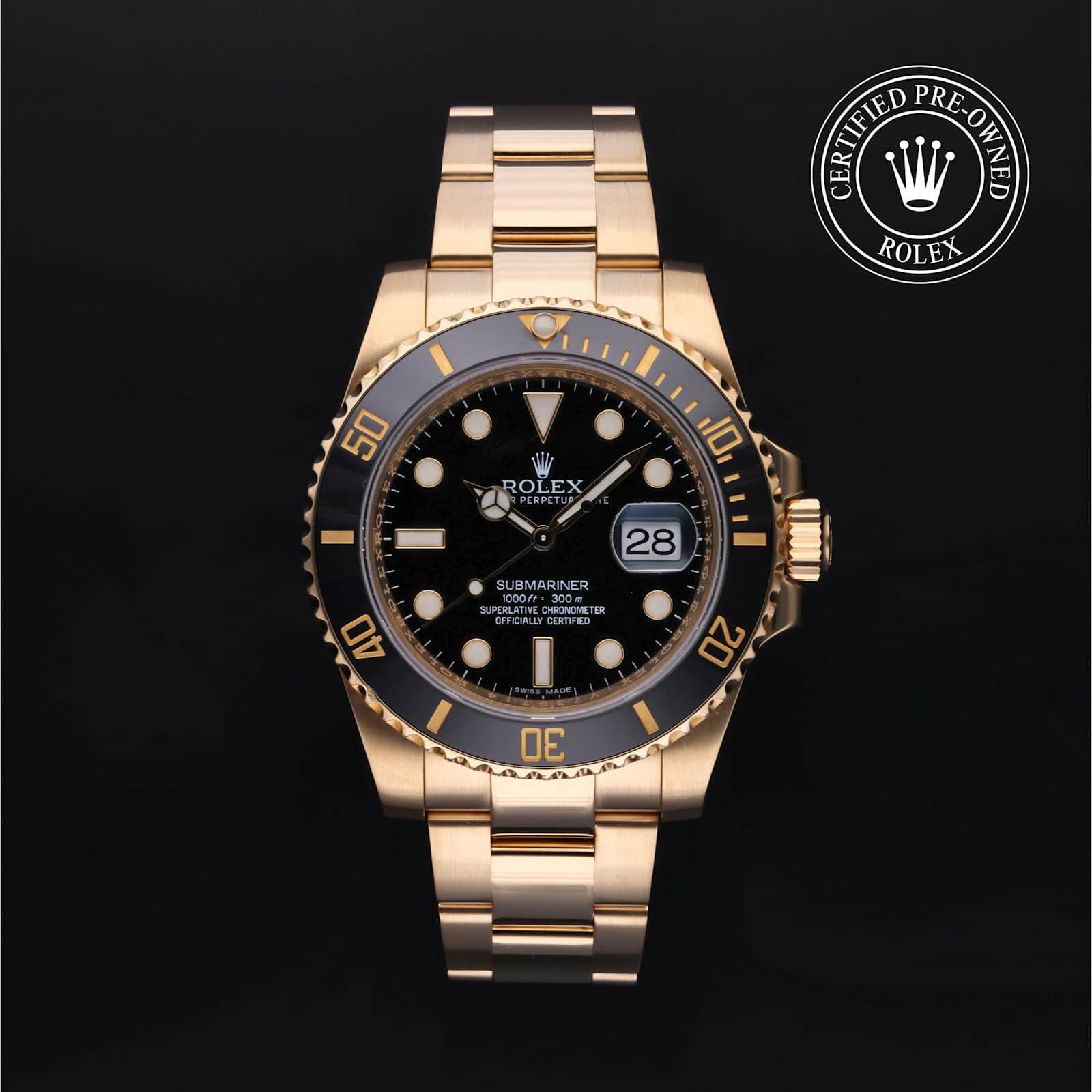 Rolex Submariner Date in Yellow Gold, 116618 - Bucherer