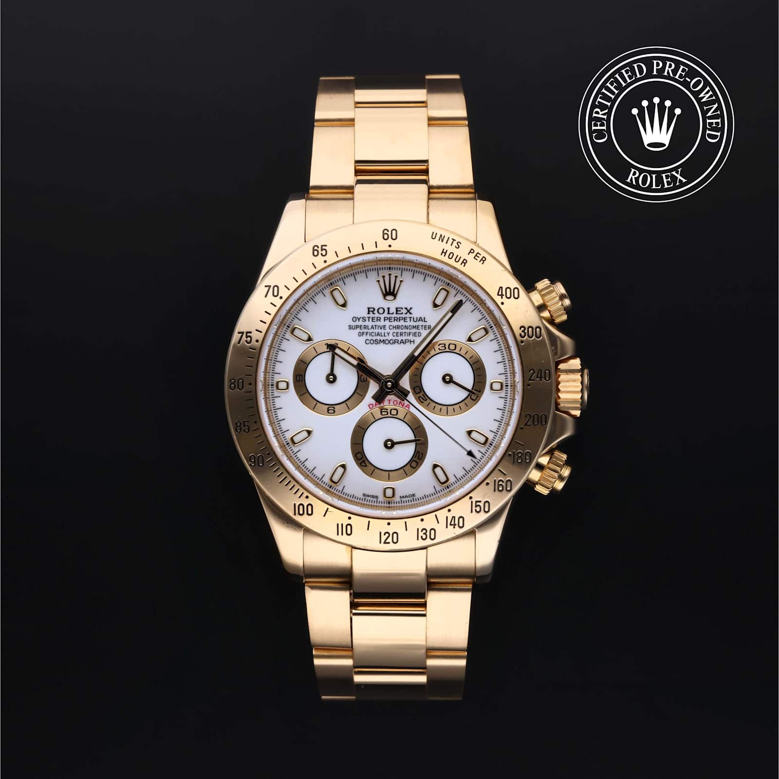 Rolex Cosmograph Daytona in Yellow Gold, 116528 - Bucherer