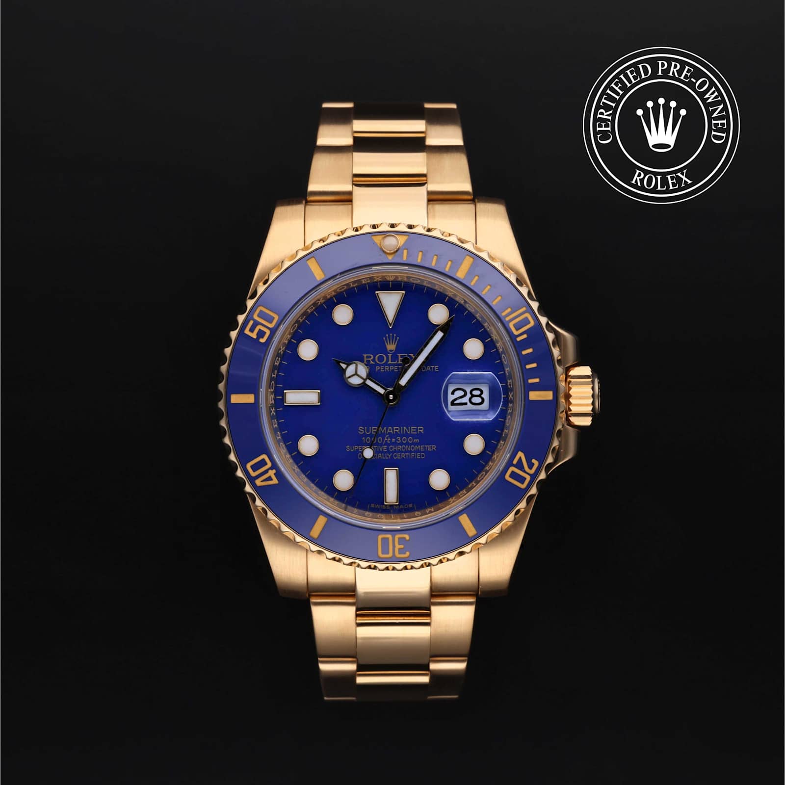 Rolex Submariner Date in Yellow Gold, 116618 - Bucherer