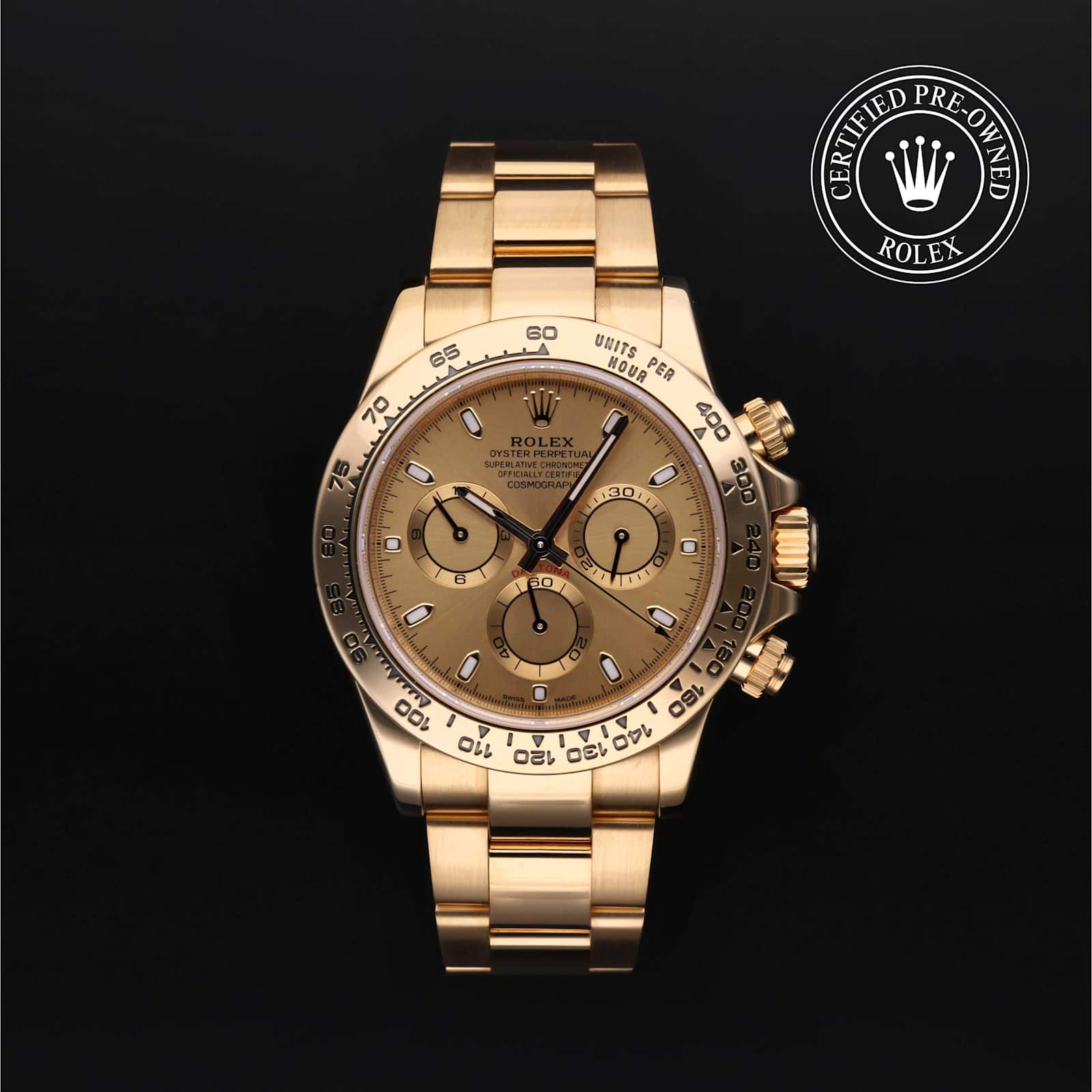 Rolex Cosmograph Daytona in Yellow Gold, 116508 - Bucherer