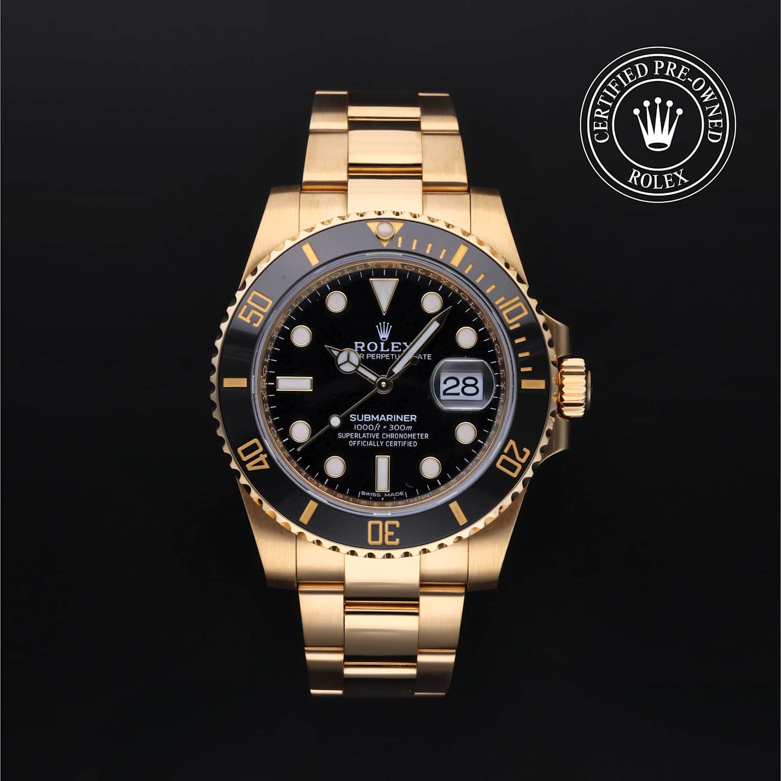 Rolex Submariner Date in Yellow Gold, 116618 - Bucherer