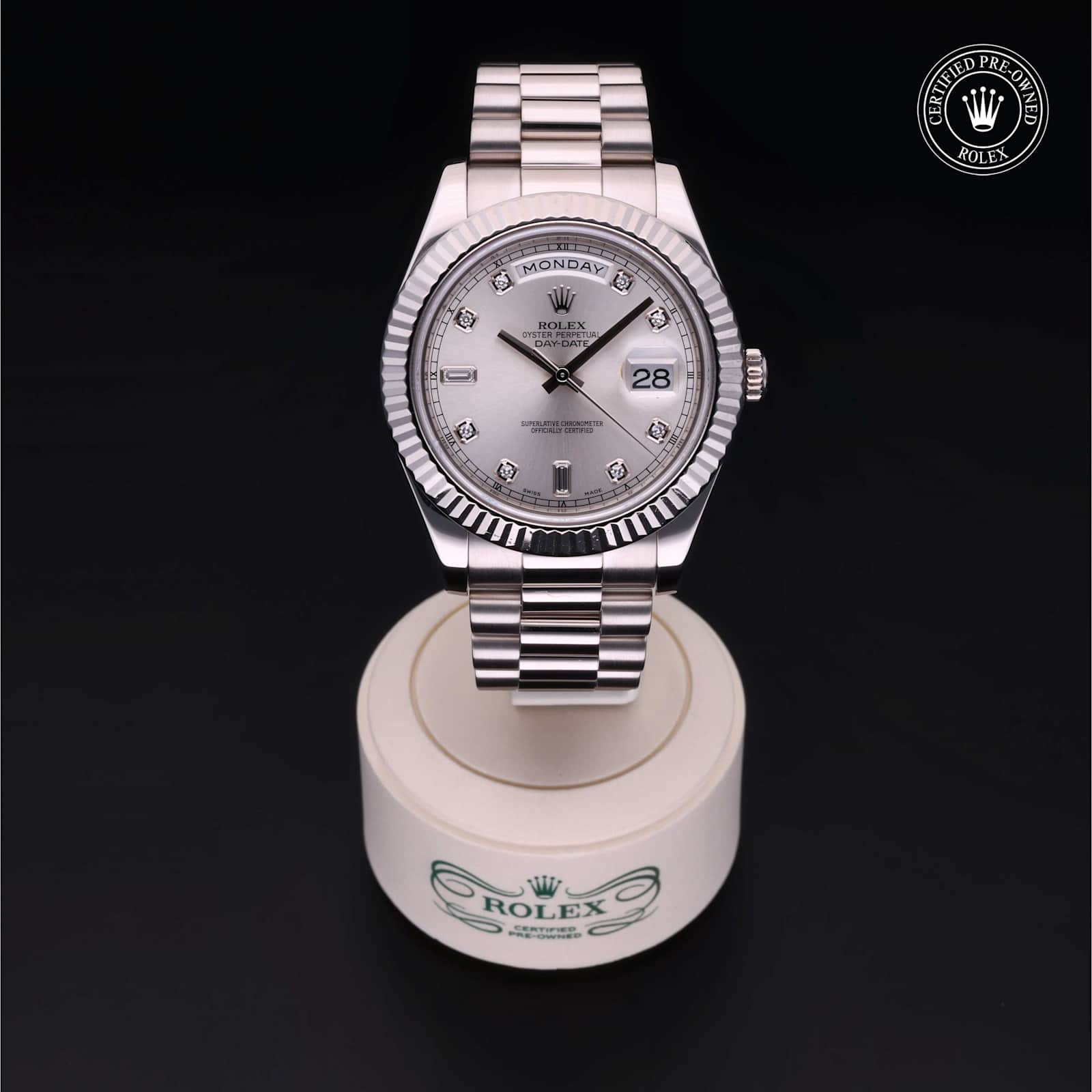 Rolex Day-Date in White Gold, 218239 - Bucherer