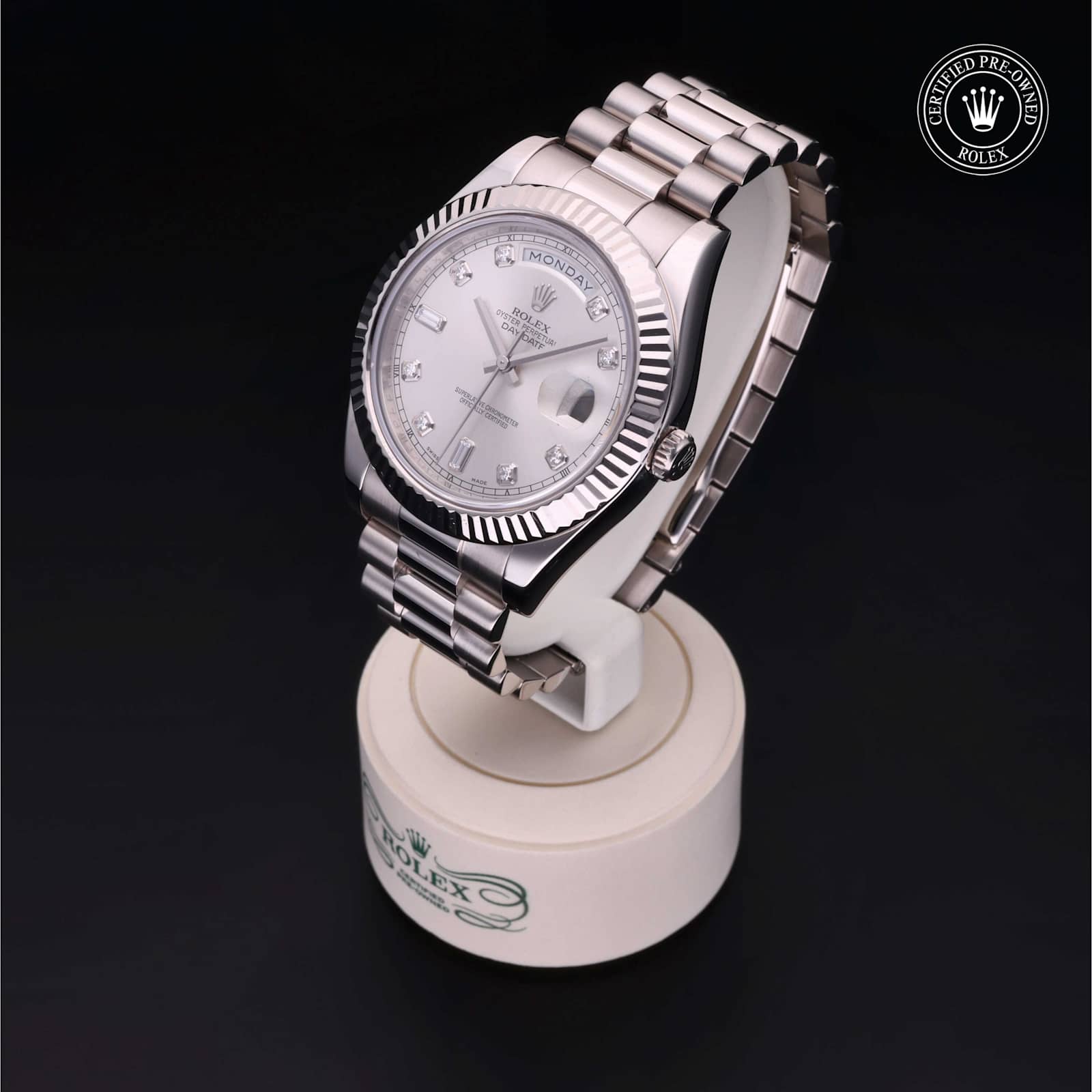 Rolex Day-Date in White Gold, 218239 - Bucherer
