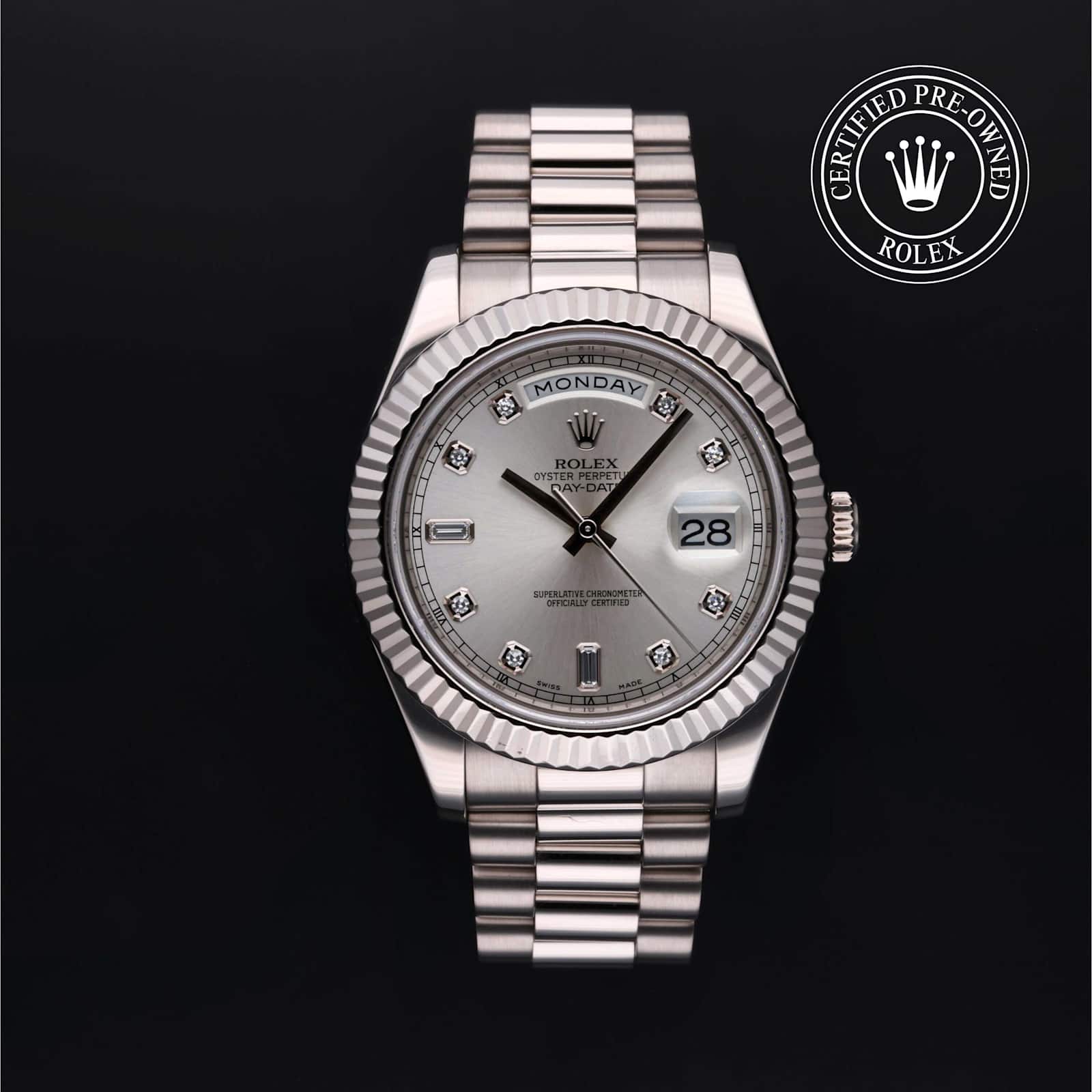 Rolex Day-Date in White Gold, 218239 - Bucherer