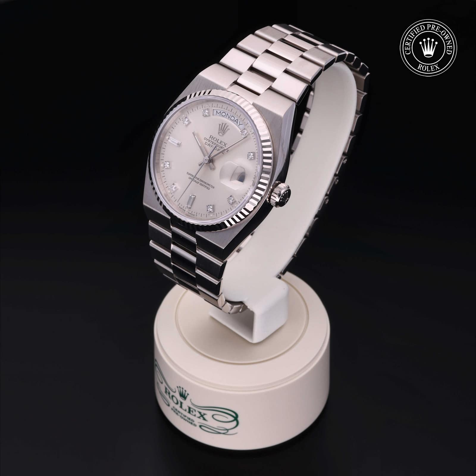 Rolex Oysterquartz en Or Blanc, 19019 - Bucherer
