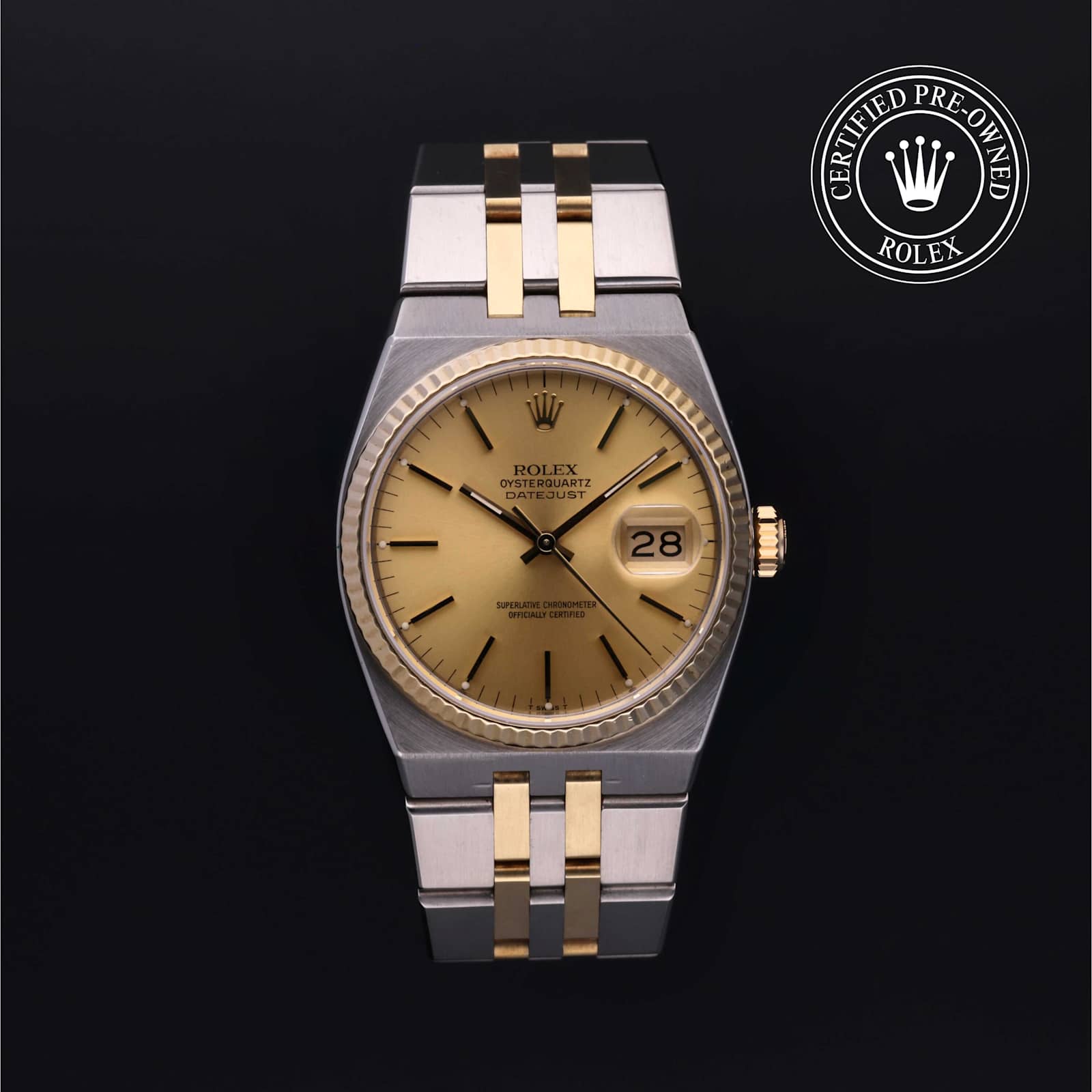 Rolex Oysterquartz in Bicolor, 17013 - Bucherer