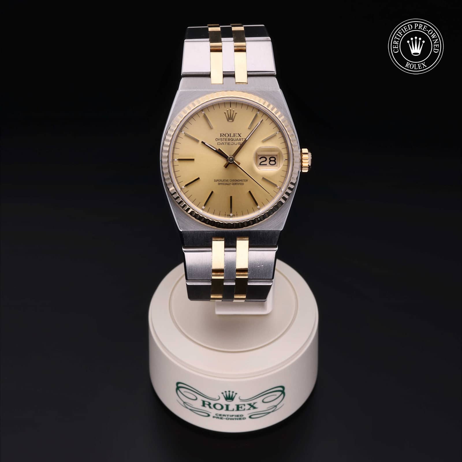Rolex Oysterquartz in Bicolor, 17013 - Bucherer