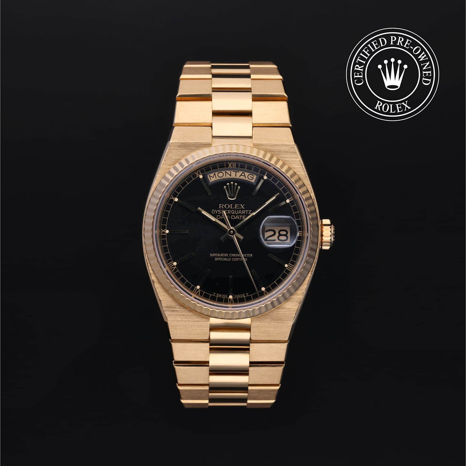 Rolex Oysterquartz in Yellow Gold, 19018 - Bucherer
