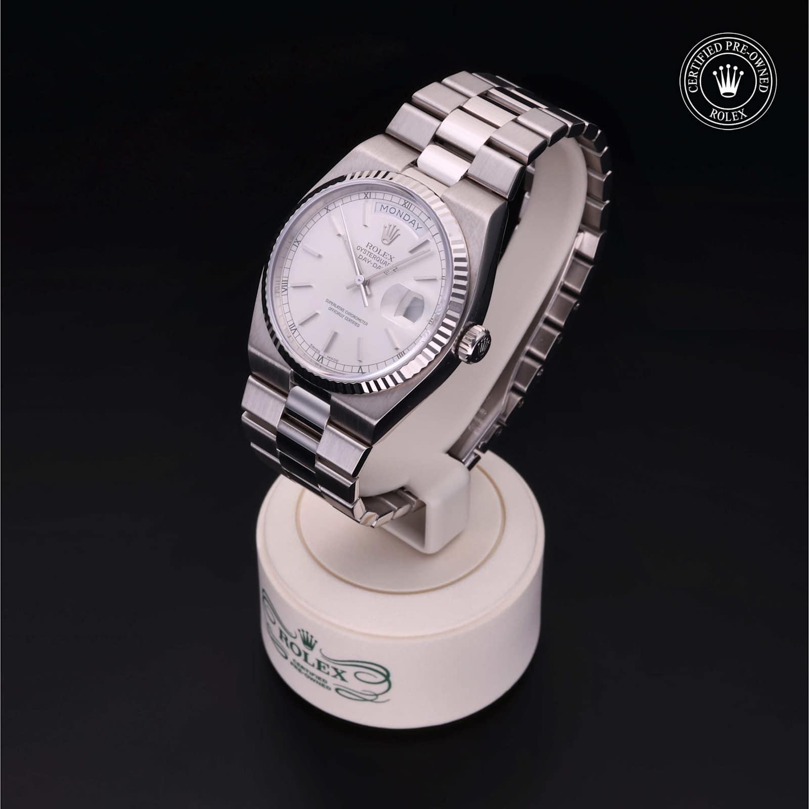 Rolex Oysterquartz in White Gold, 19019 - Bucherer