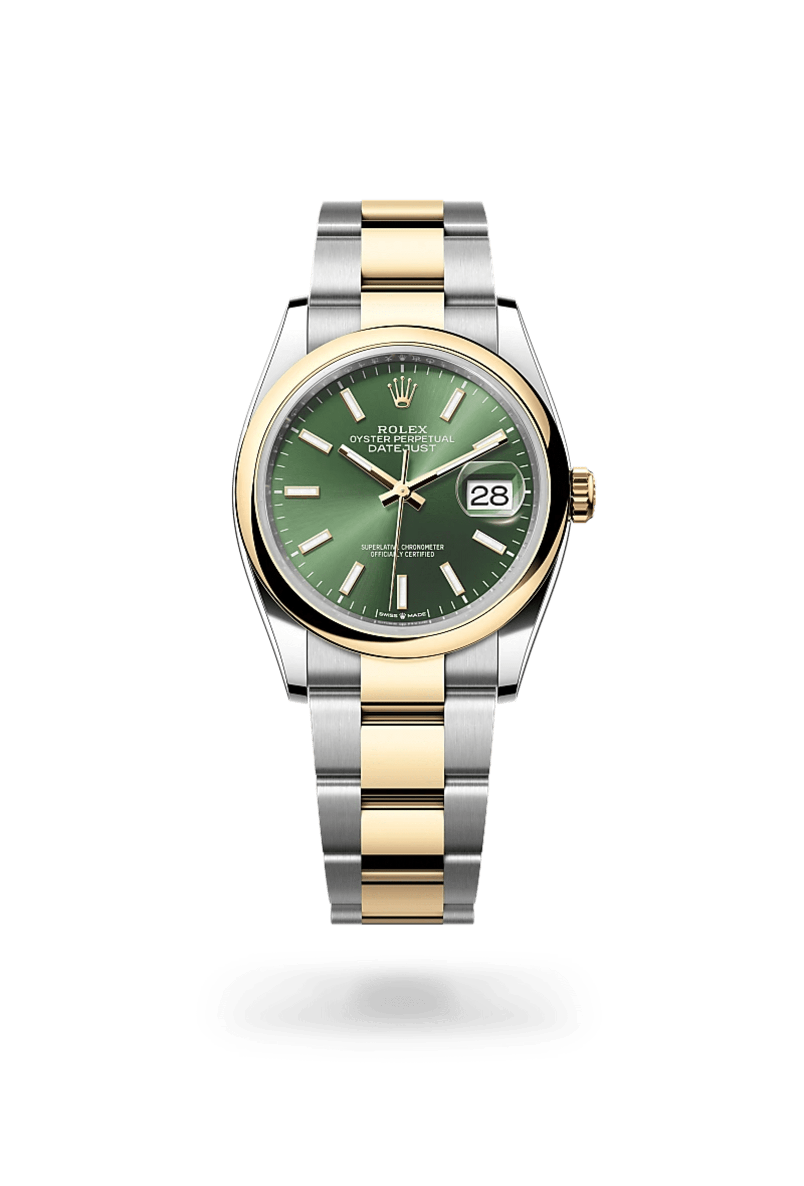 Rolex Datejust 36
in Yellow Rolesor - combination of Oystersteel and yellow gold, M126203-0058 - Bucherer