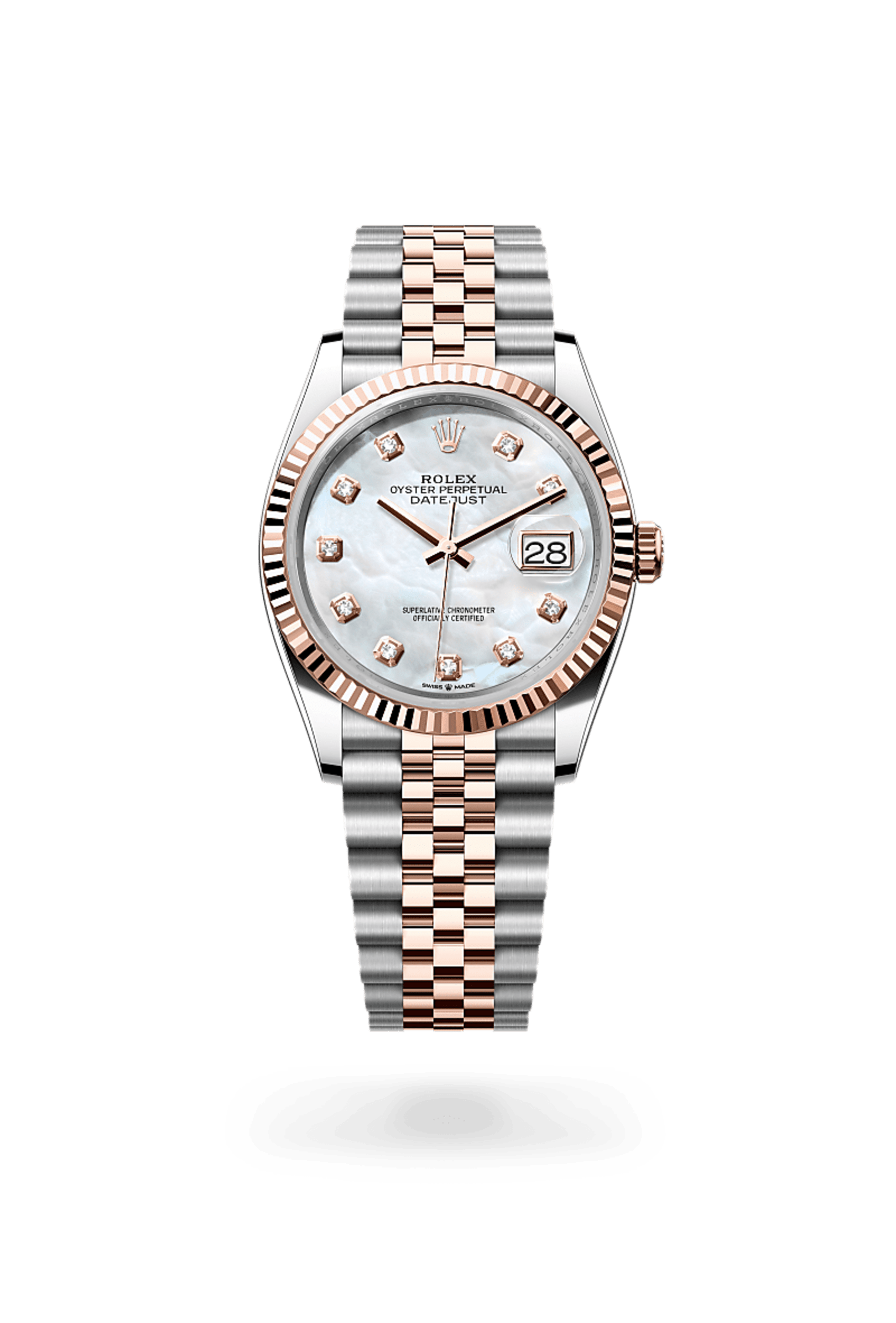 Rolex Datejust 36 in Everose Rolesor - combination of Oystersteel and Everose gold, M126231-0021 - Bucherer