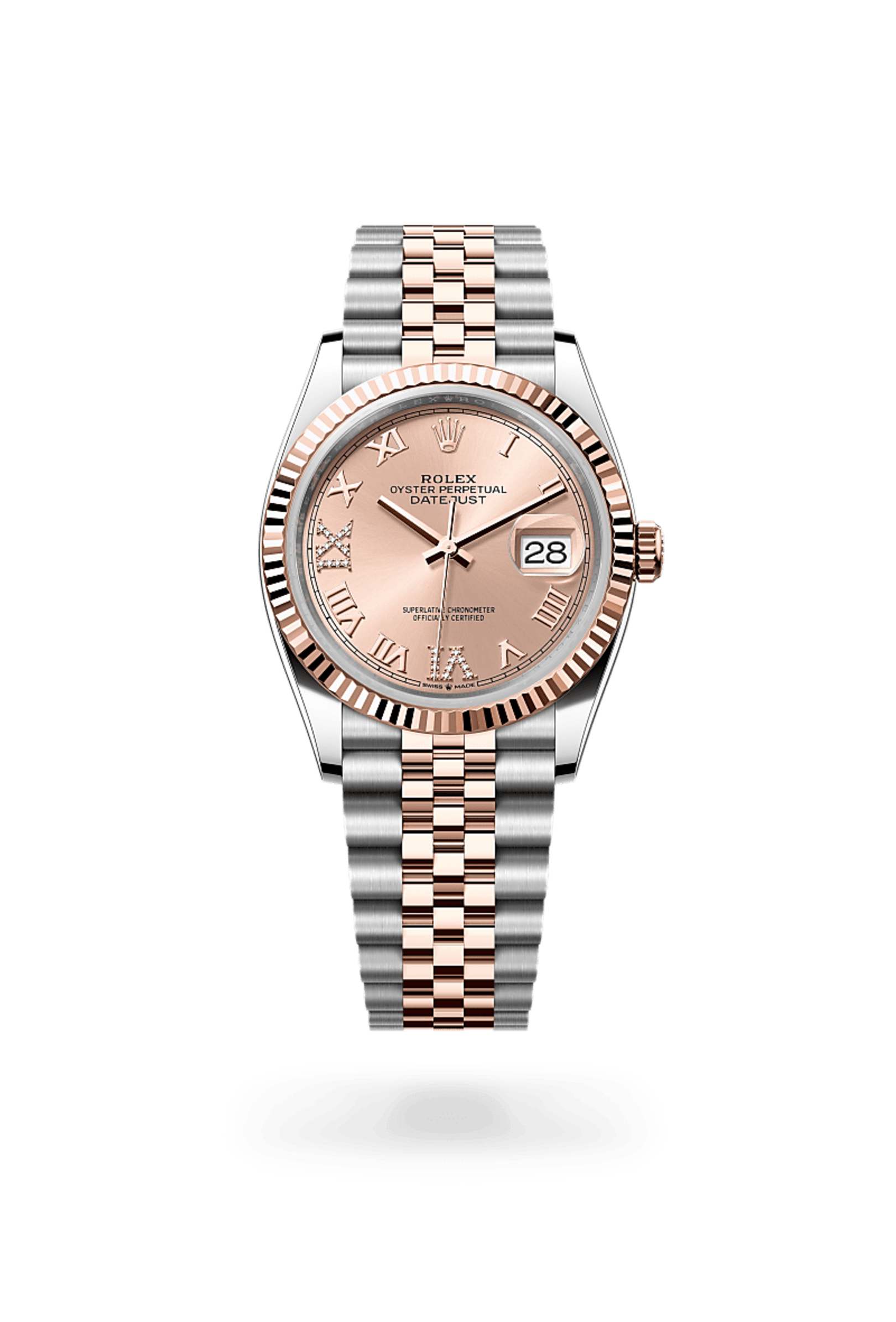 Rolex Datejust 36 in Everose Rolesor - combination of Oystersteel and Everose gold, M126231-0027 - Bucherer