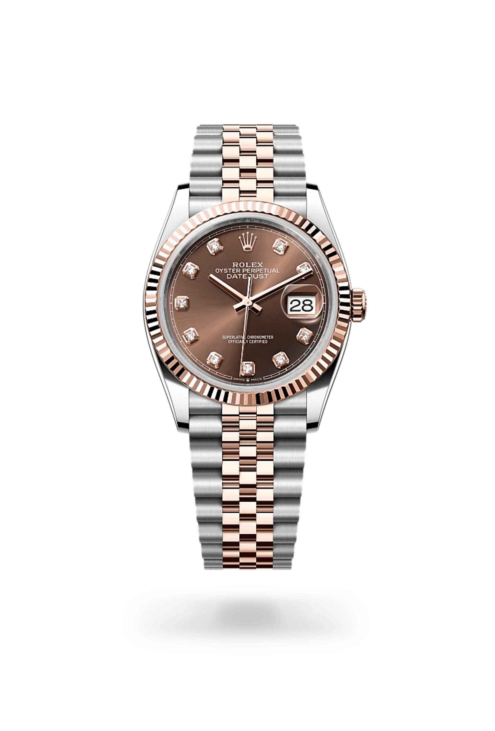 Rolex Datejust 36
in Everose Rolesor - combination of Oystersteel and Everose gold, M126231-0053 - Bucherer