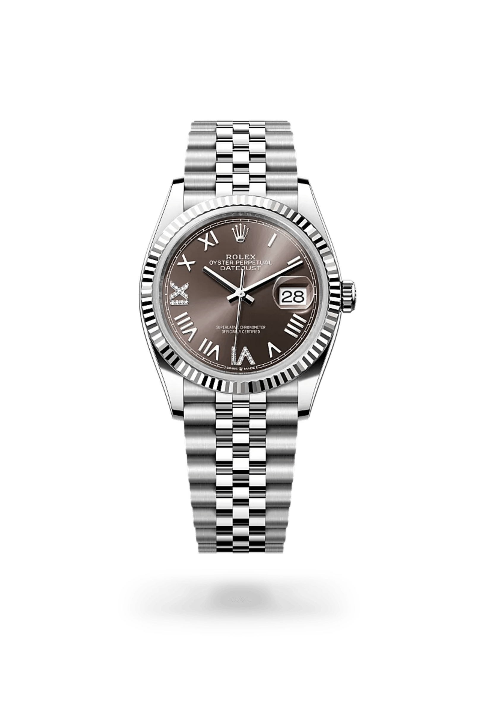 Rolex Datejust 36
in White Rolesor - combination of Oystersteel and white gold, M126234-0071 - Bucherer