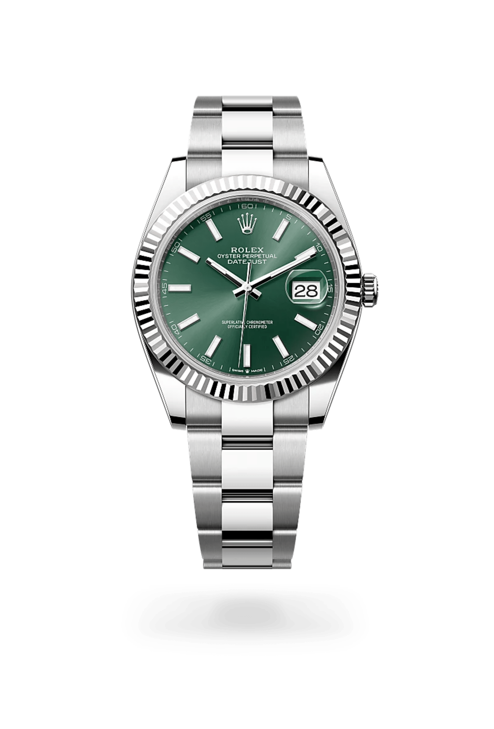 Rolex Datejust 41 in White Rolesor - combination of Oystersteel and white gold, M126334-0027 - Bucherer