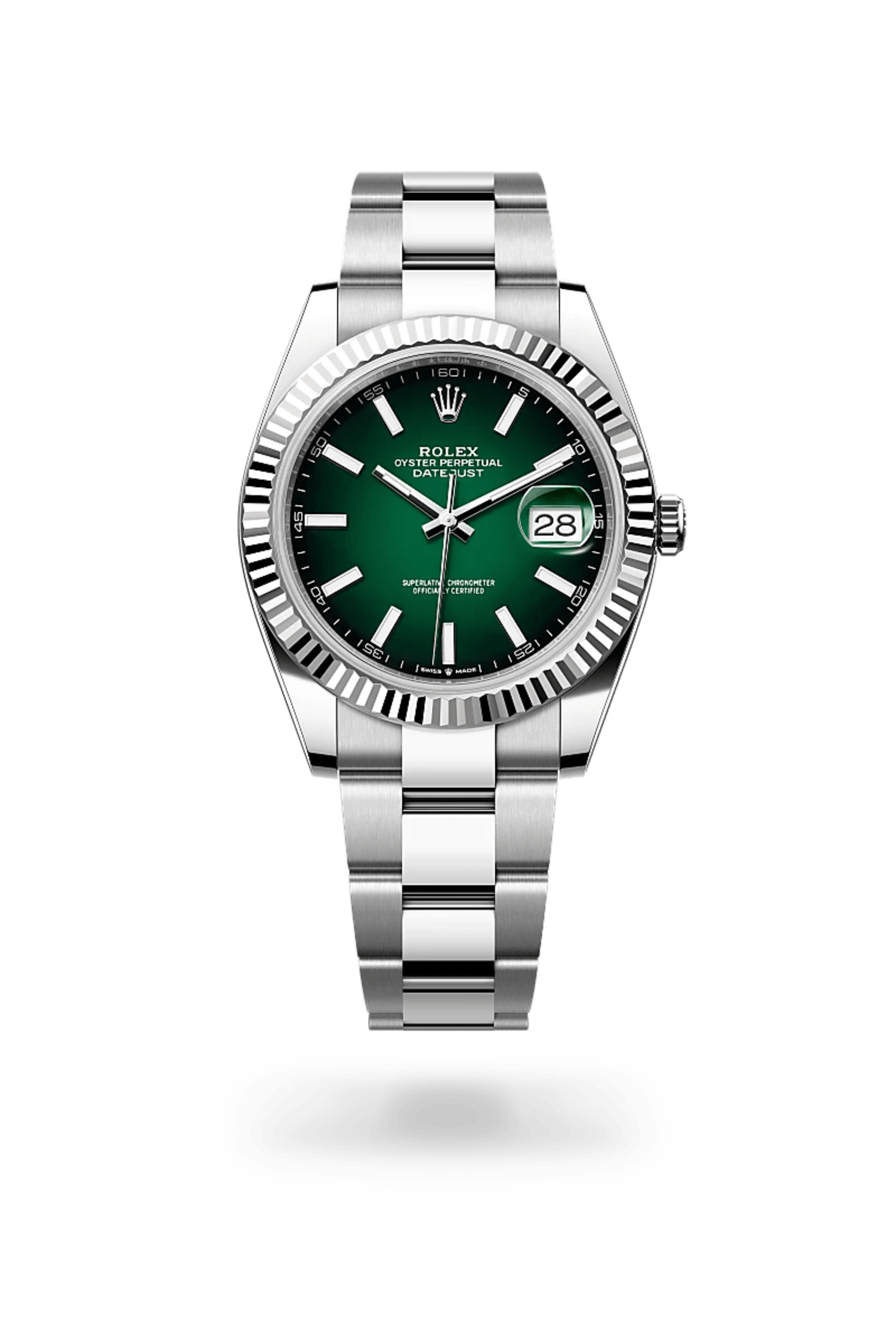 Rolex Datejust 41
 in White Rolesor - combination of Oystersteel and white gold, M126334-0033 - Bucherer