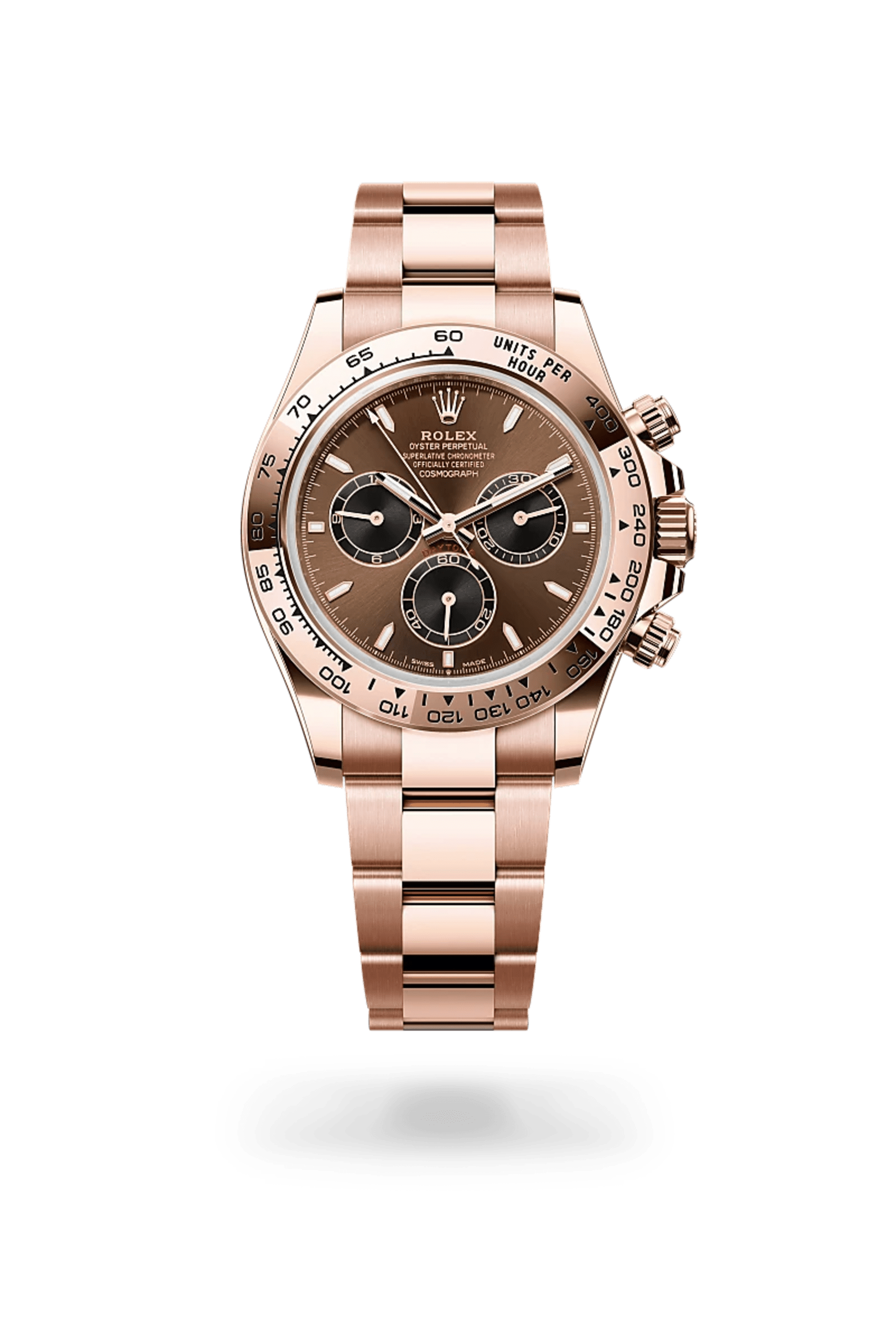 Rolex Cosmograph Daytona 40 i 18 karat Everose guld, M126505-0005 - Bucherer