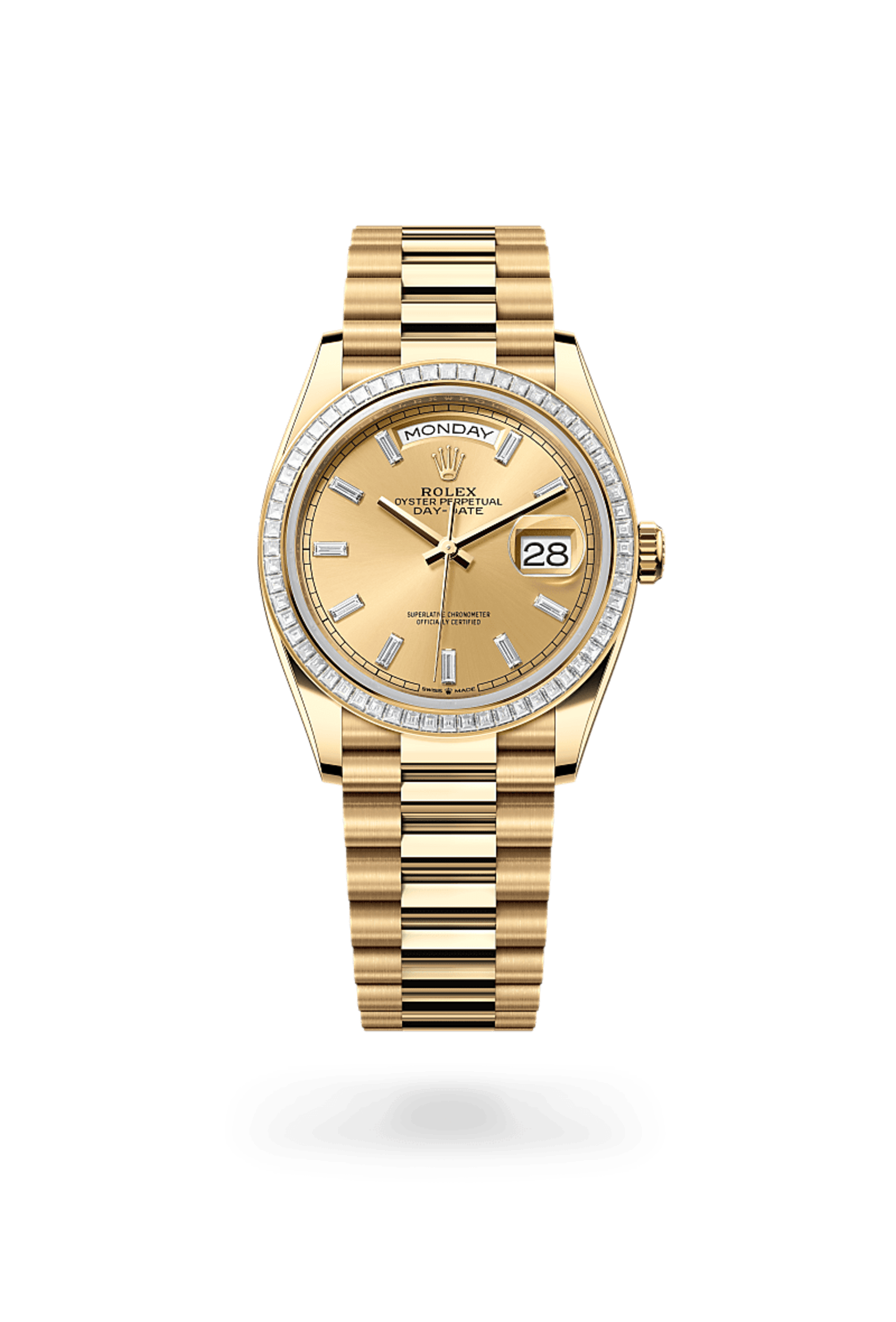 Rolex Day-Date 36 in 18 ct yellow gold, M128398TBR-0037 - Bucherer