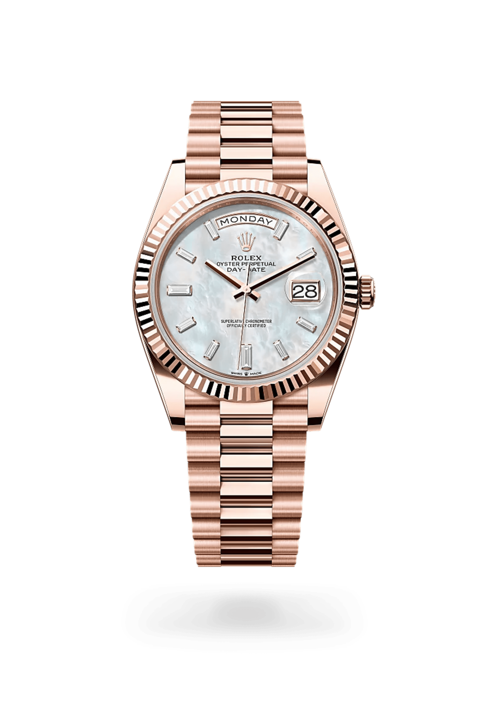 Rolex Day-Date
in 18 ct Everose gold, M228235-0056 - Bucherer