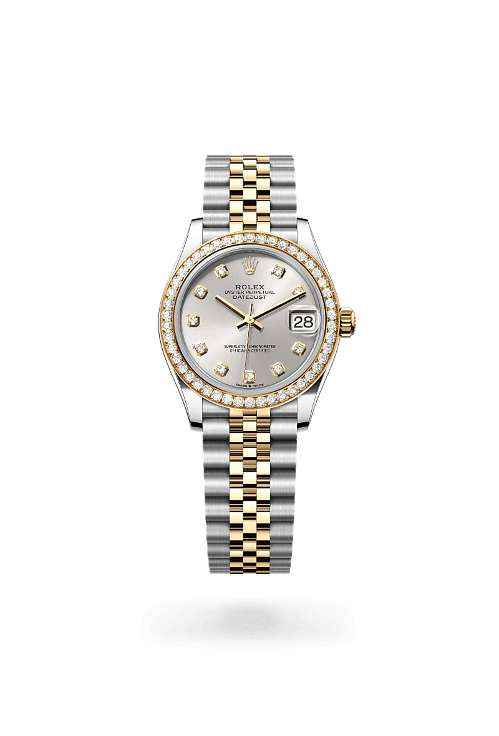 Rolex Datejust 31 in Yellow Rolesor - combination of Oystersteel and yellow gold, M278383RBR-0020 - Bucherer