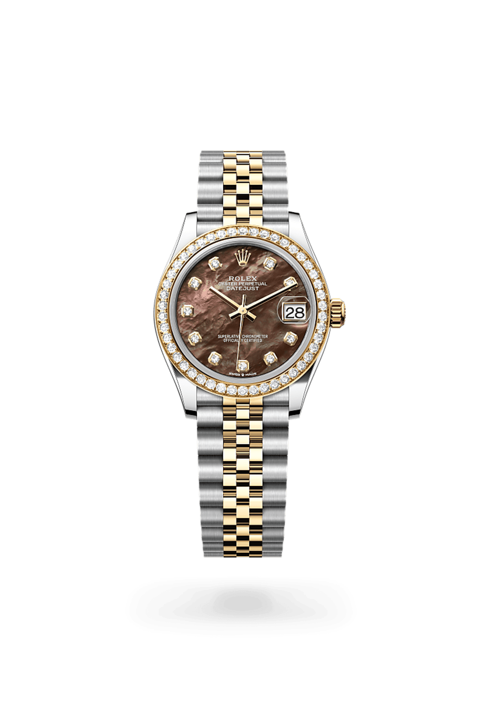 Rolex Datejust 31 in Rolesor gelb (Kombination aus Edelstahl Oystersteel und Gelbgold), M278383RBR-0024 - Bucherer