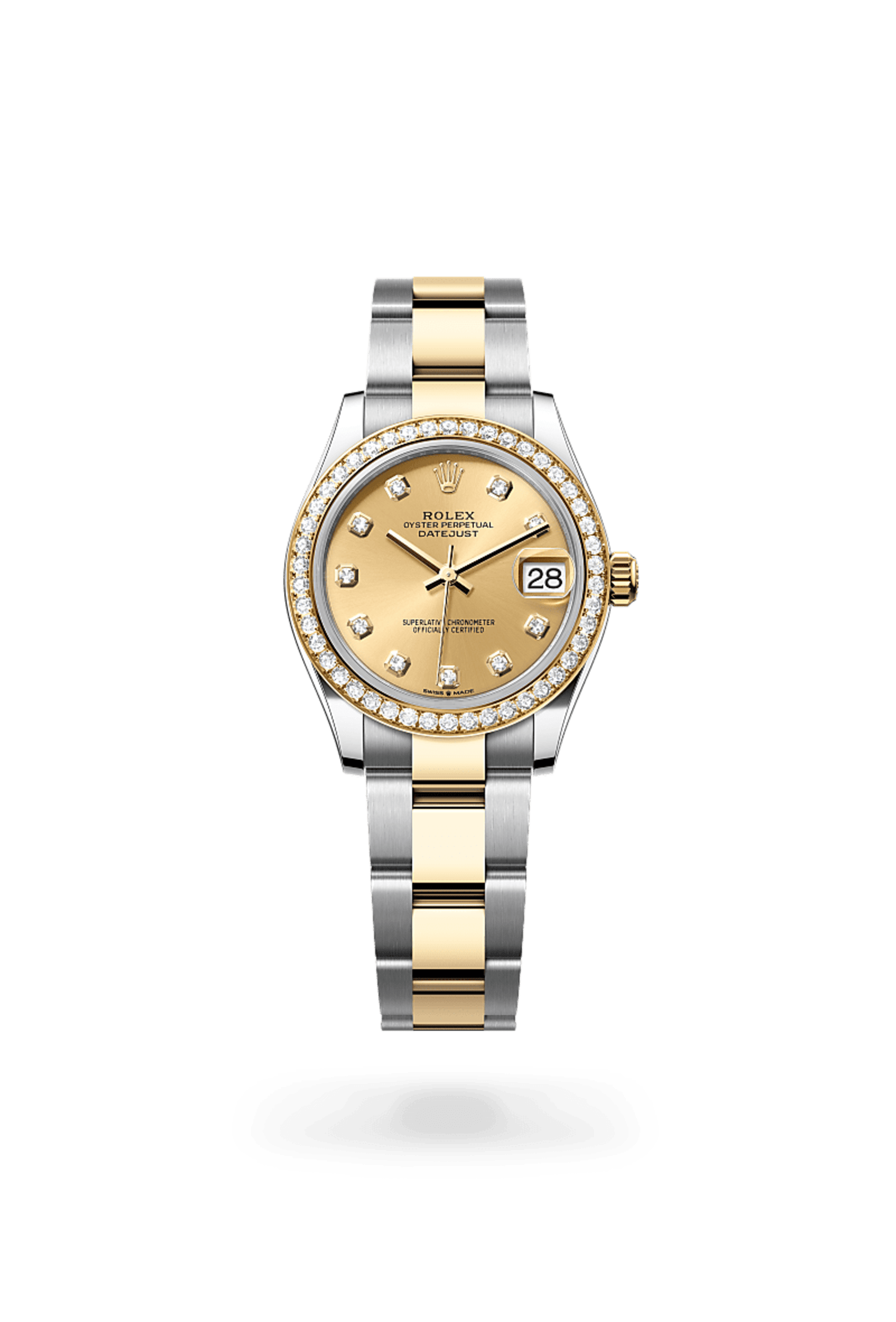 Rolex Datejust 31 in Yellow Rolesor - combination of Oystersteel and yellow gold, M278383RBR-0025 - Bucherer