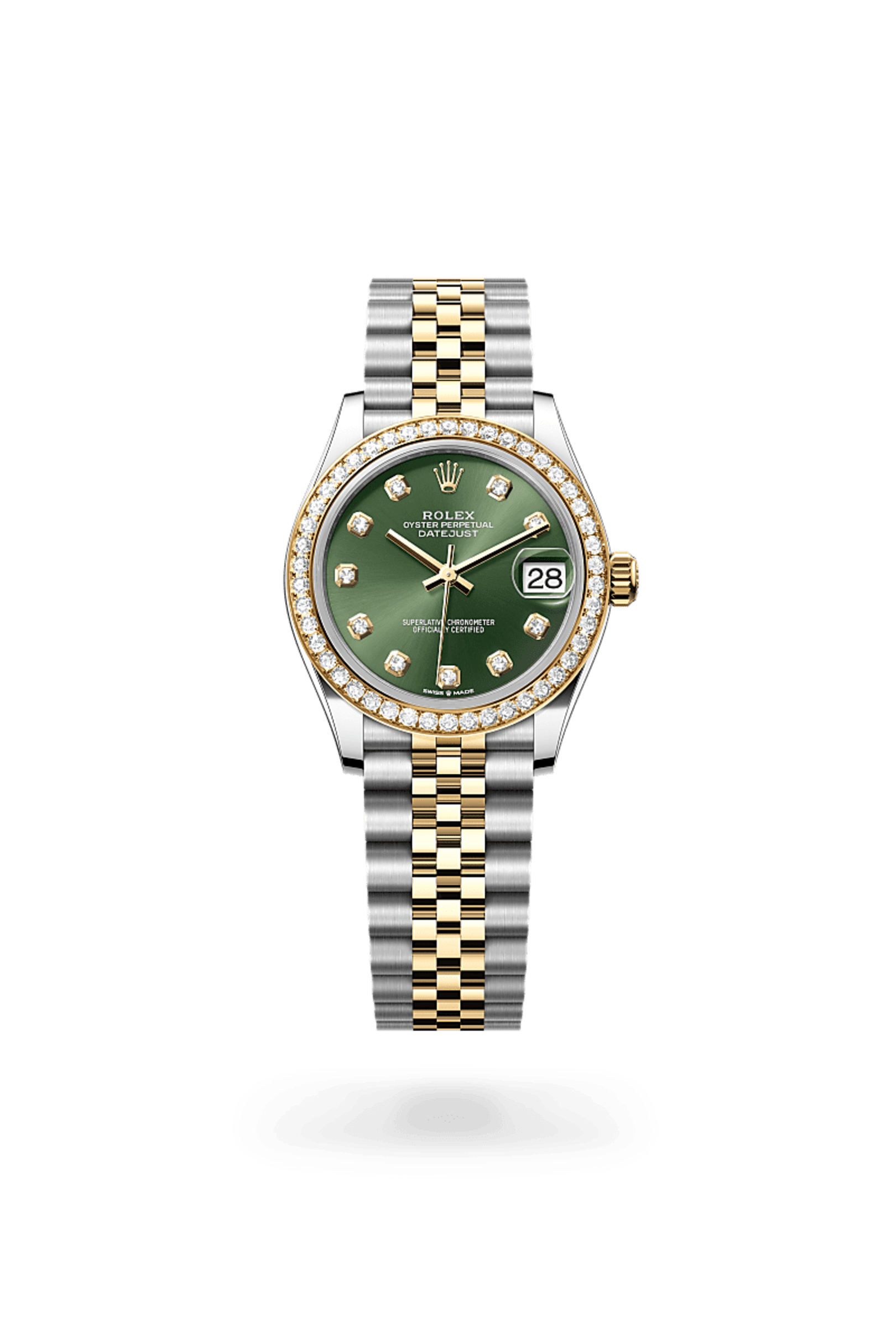 Rolex Datejust 31 in Yellow Rolesor - combination of Oystersteel and yellow gold, M278383RBR-0030 - Bucherer