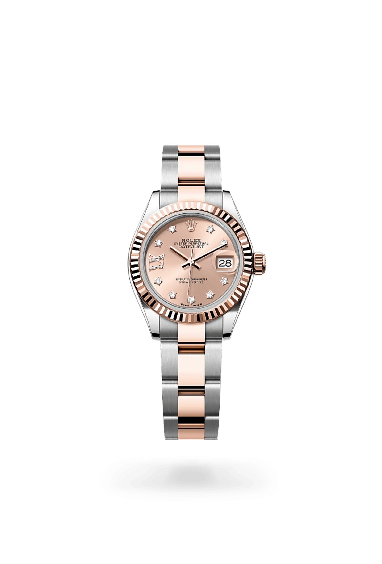 Rolex Lady-Datejust 28
 in Everose Rolesor - combination of Oystersteel and Everose gold, M279171-0028 - Bucherer