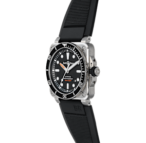 Bell & Ross 專業型 in Steel, BR0392-D-BL-ST/SRB - Bucherer