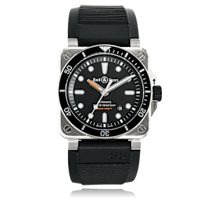 Bell & Ross 專業型 in Steel, BR0392-D-BL-ST/SRB - Bucherer