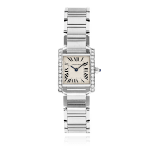 Cartier Tank in Stahl, W4TA0008 - Bucherer