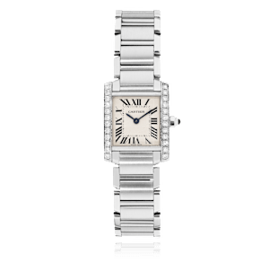 Cartier Tank in Stahl, W4TA0008 - Bucherer