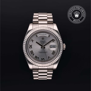 Rolex Day-Date in White gold, 218239 - Bucherer