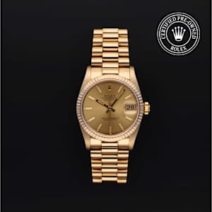 Rolex Datejust in Yellow Gold, 68278 - Bucherer