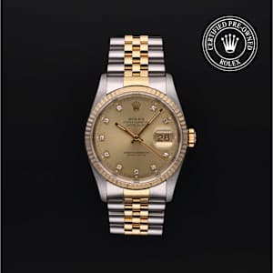 Rolex Datejust i Tofarvet, 16233 - Bucherer