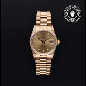 Rolex Datejust en Or Jaune, 68278 - Bucherer