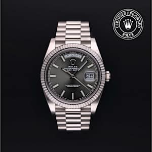 Rolex Day-Date in White Gold, 228239 - Bucherer