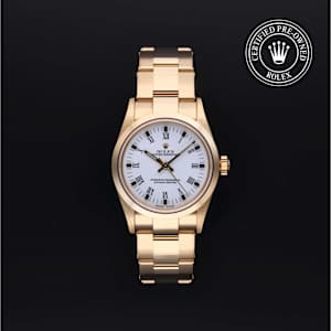 Rolex Oyster Perpetual in Gelbgold, 77488 - Bucherer