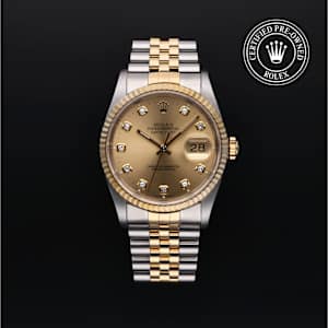 Rolex Datejust i Tofarvet, 16233 - Bucherer