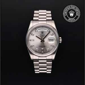 Rolex Day-Date in White Gold, 118209 - Bucherer