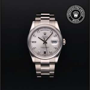 Rolex Day-Date in White Gold, 118209 - Bucherer