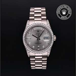 Rolex Day-Date in White Gold, 118389 - Bucherer