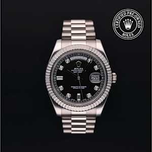 Rolex Day-Date en Or Blanc, 218239 - Bucherer