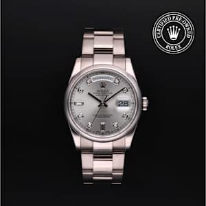 Rolex Day-Date in White Gold, 118209 - Bucherer