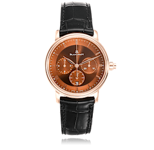 Blancpain Villeret en Or Rose, 6185-3646-55B - Bucherer