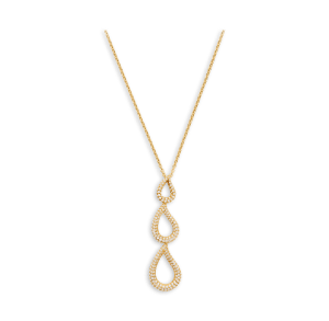 Collier avec pendentif, or jaune - Lacrima, 