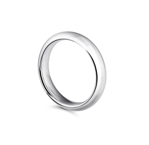 Wedding ring, white gold - Classics, 