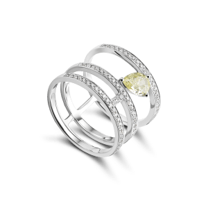 Ring, white gold - Classics, 